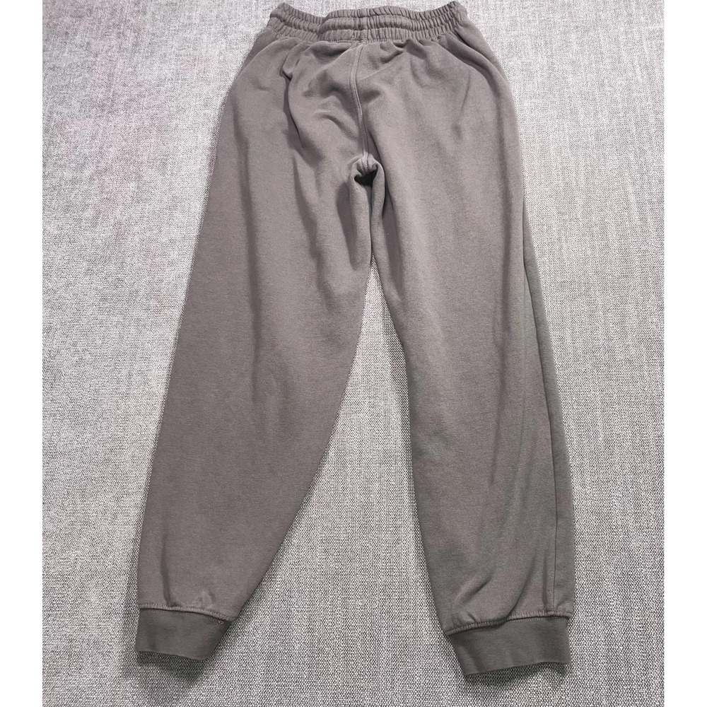H&M Regular Fit Sweatpants Mens XS Brown Fleece Tapered Joggers Drawstring - Picture 9 of 12